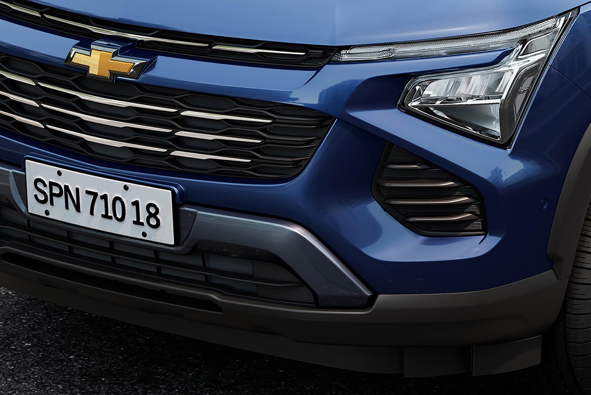 Faróis em LED do Chevrolet Spin 2026 com design moderno e eficiente