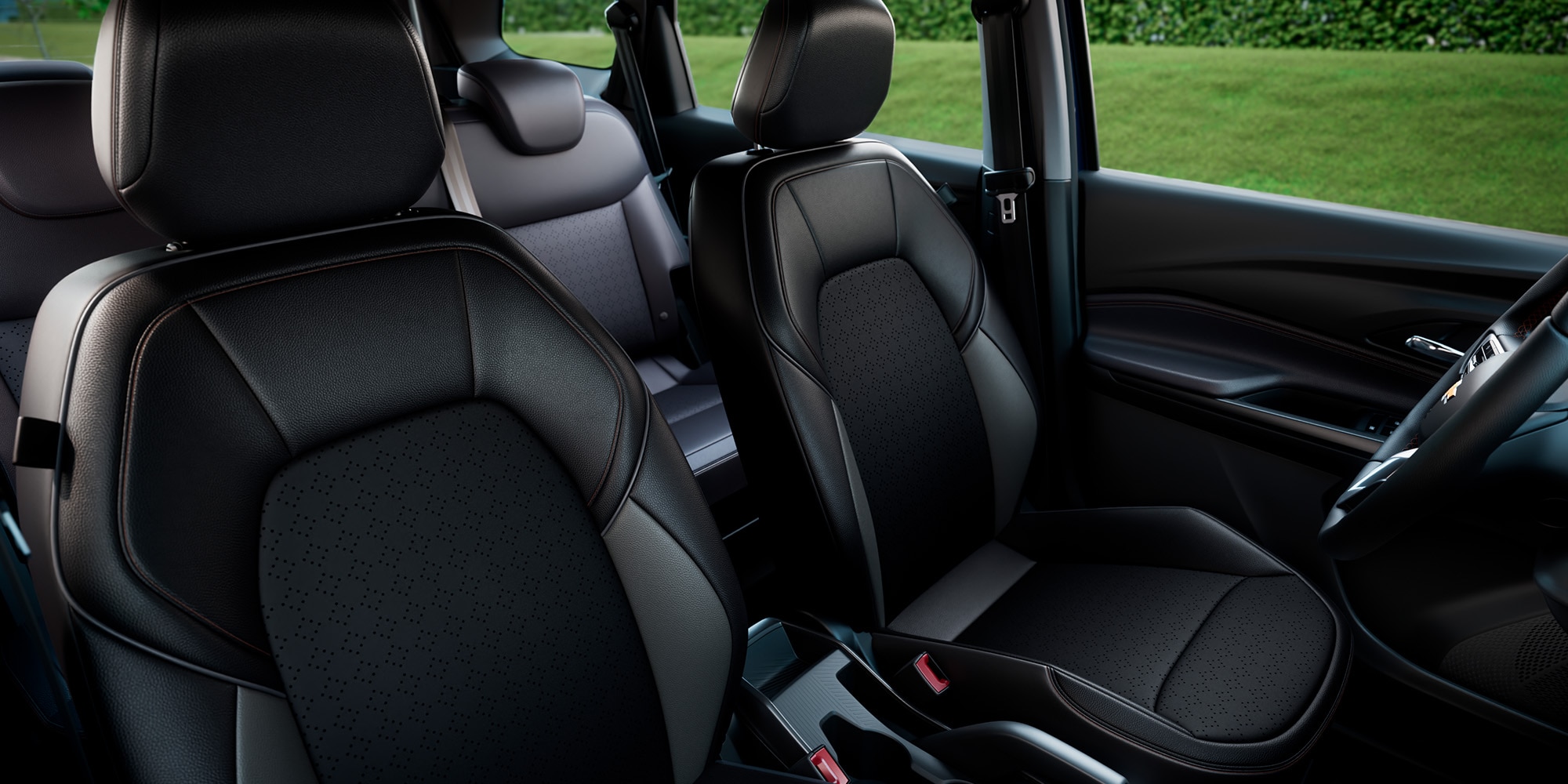 Interior dianteiro do Chevrolet Spin 7 lugares